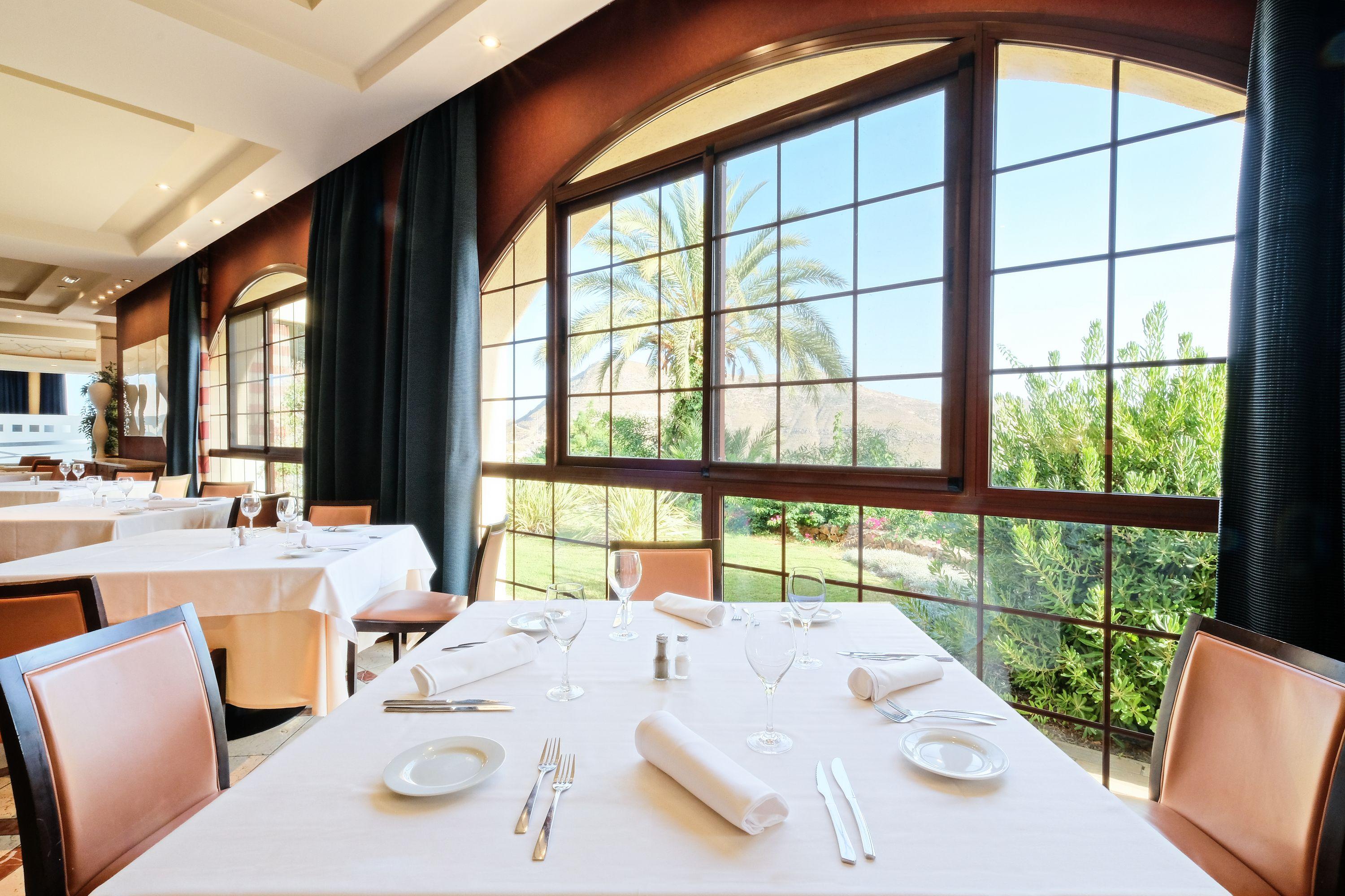 Hotel Envia Almeria Spa & Golf Агвадульсе Экстерьер фото Restaurant