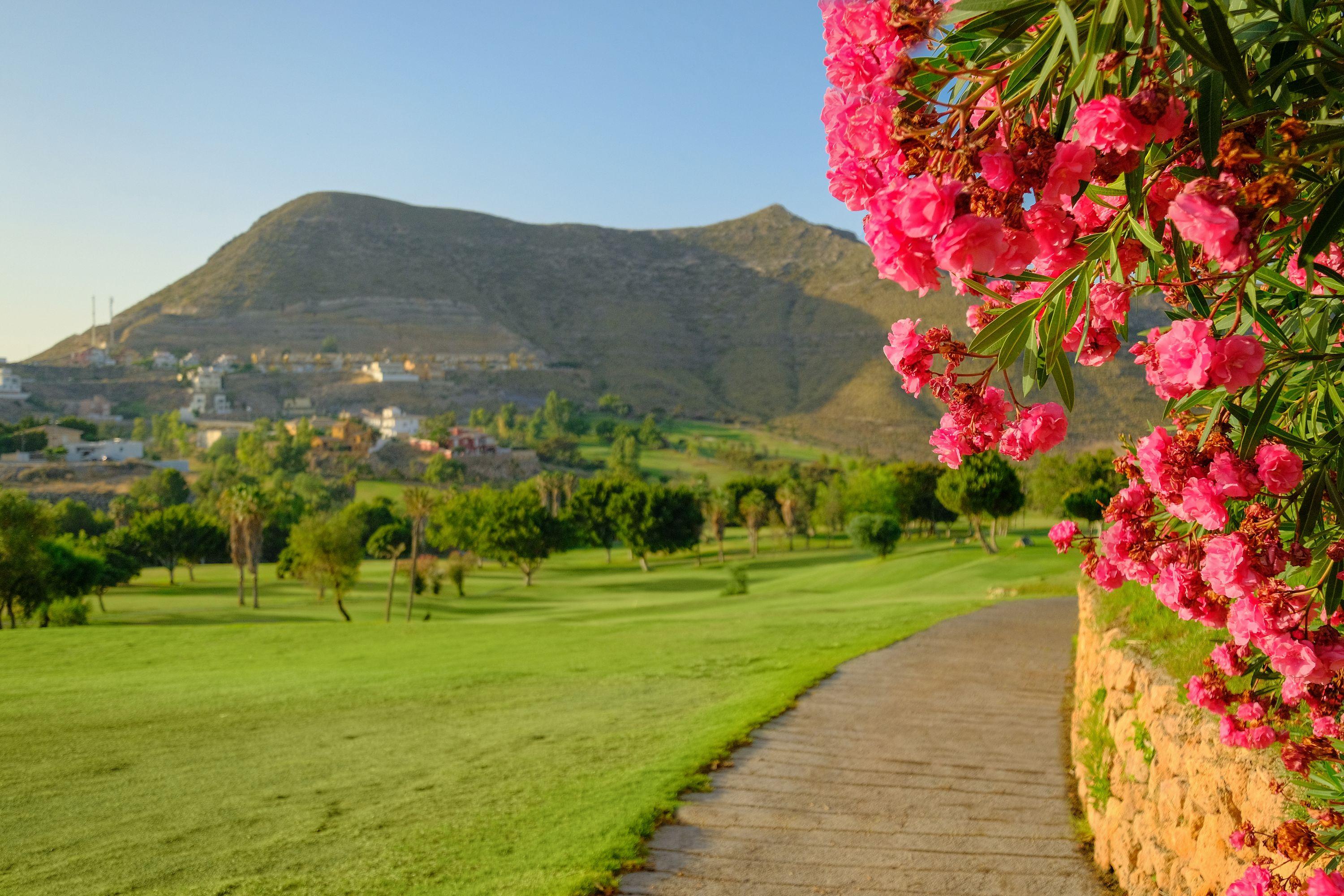 Hotel Envia Almeria Spa & Golf Агвадульсе Экстерьер фото View of the Sierra de Callosa